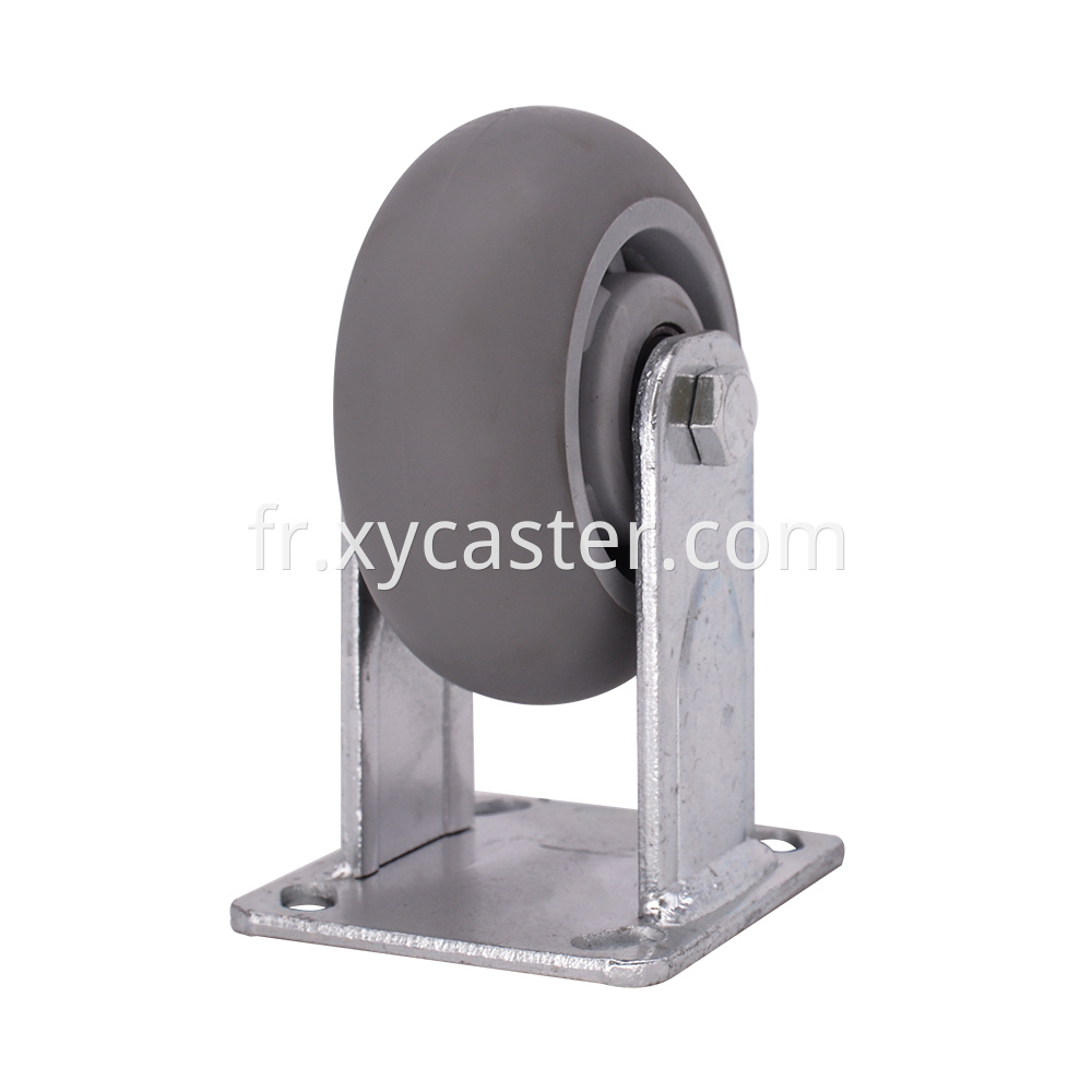 5 Inch Tpr Fixed Caster Wheel